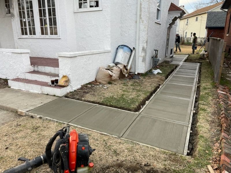 Concrete Walkway Installation
