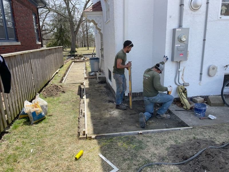 Concrete Walkway Installation